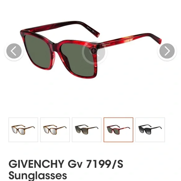 Givenchy Bold Red Sunglasses for Women display picture 1